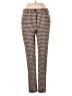 Have Houndstooth Brown Casual Pants Size S - photo 1