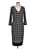 Unbranded Argyle Gray Casual Dress Size L (estimated) - photo 1
