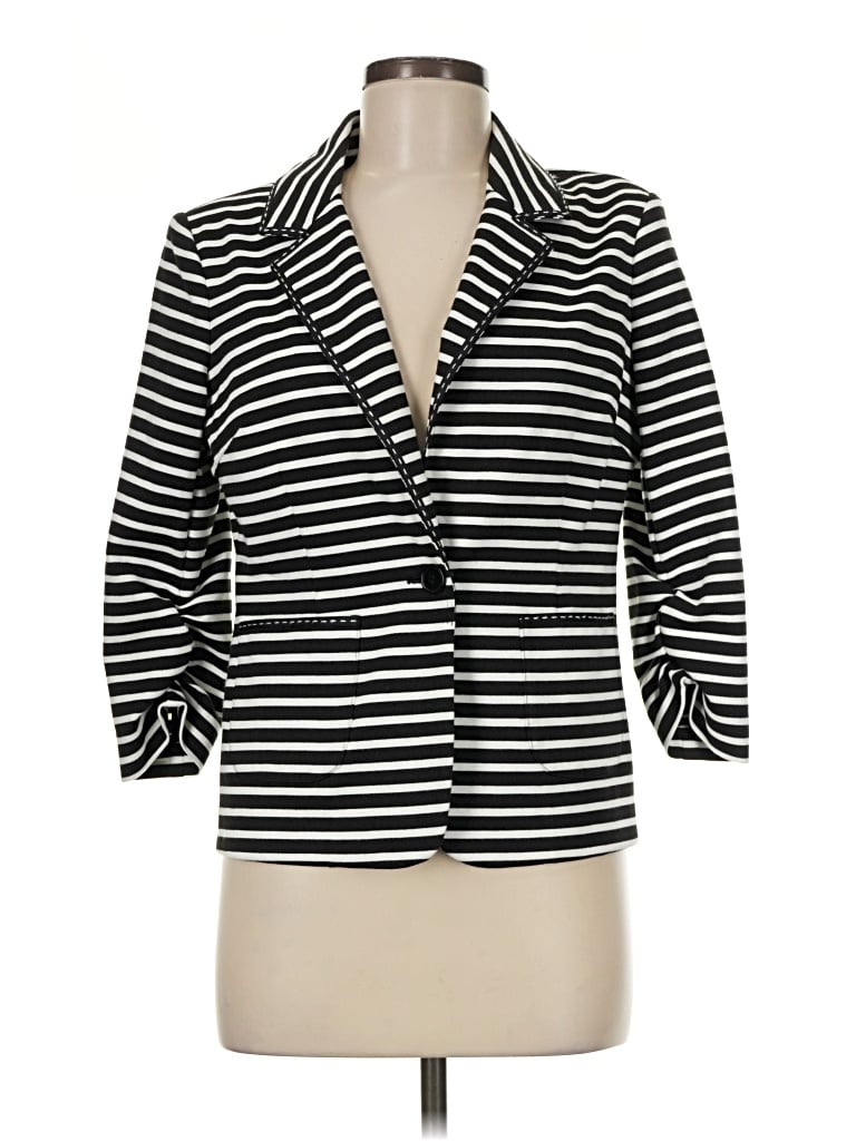 Pre-owned Laundry By Shelli Segal Blazer Jacket In Black