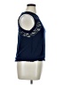 Crescent 100% Rayon Blue Sleeveless T-Shirt Size XL - photo 4