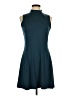 Assorted Brands Solid Teal Casual Dress Size L - photo 1