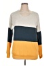 Unbranded Color Block Yellow Pullover Sweater Size 1X - photo 1