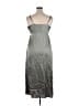 Shona Joy 100% Polyester Metallic Gray Cocktail Dress Size 14 - photo 2