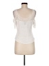 Aqua 100% Rayon Ivory Sleeveless Blouse Size M - photo 2