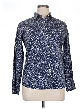 Lands' End Long Sleeve Button Down Shirt