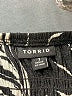 Torrid 100% Polyester Black Short Sleeve Blouse Size 1X Plus (1) - photo 7