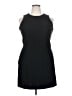 A New Day 100% Polyester Solid Black Cocktail Dress Size 16 - photo 1