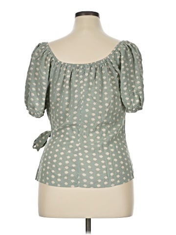 Madison & Berkeley Short Sleeve Blouse (view 2)