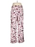 Hue Floral Pink Casual Pants Size XL - photo 2