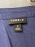Torrid Blue Long Sleeve Blouse Size 2X Plus (2) - photo 7