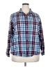 L.L.Bean 100% Cotton Plaid Blue Long Sleeve Button-Down Shirt Size 2X - photo 1