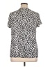 Lane Bryant Animal Print Ivory Short Sleeve Blouse Size 14 - 16 Plus - photo 2