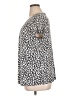Lane Bryant Animal Print Ivory Short Sleeve Blouse Size 14 - 16 Plus - photo 5