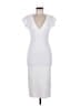 Zara Solid White Casual Dress Size M - photo 1
