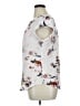 Fun2Fun Floral White Short Sleeve Blouse Size XL - photo 5