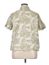 Coofandy 100% Cotton Tropical Tan Short Sleeve Blouse Size XL - photo 2