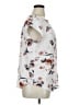 Fun2Fun Floral White Short Sleeve Blouse Size XL - photo 4