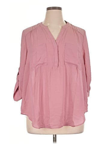 Torrid 3/4 Sleeve T-Shirt (view 1)
