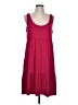 Assorted Brands Solid Burgundy Casual Dress Size L - photo 1