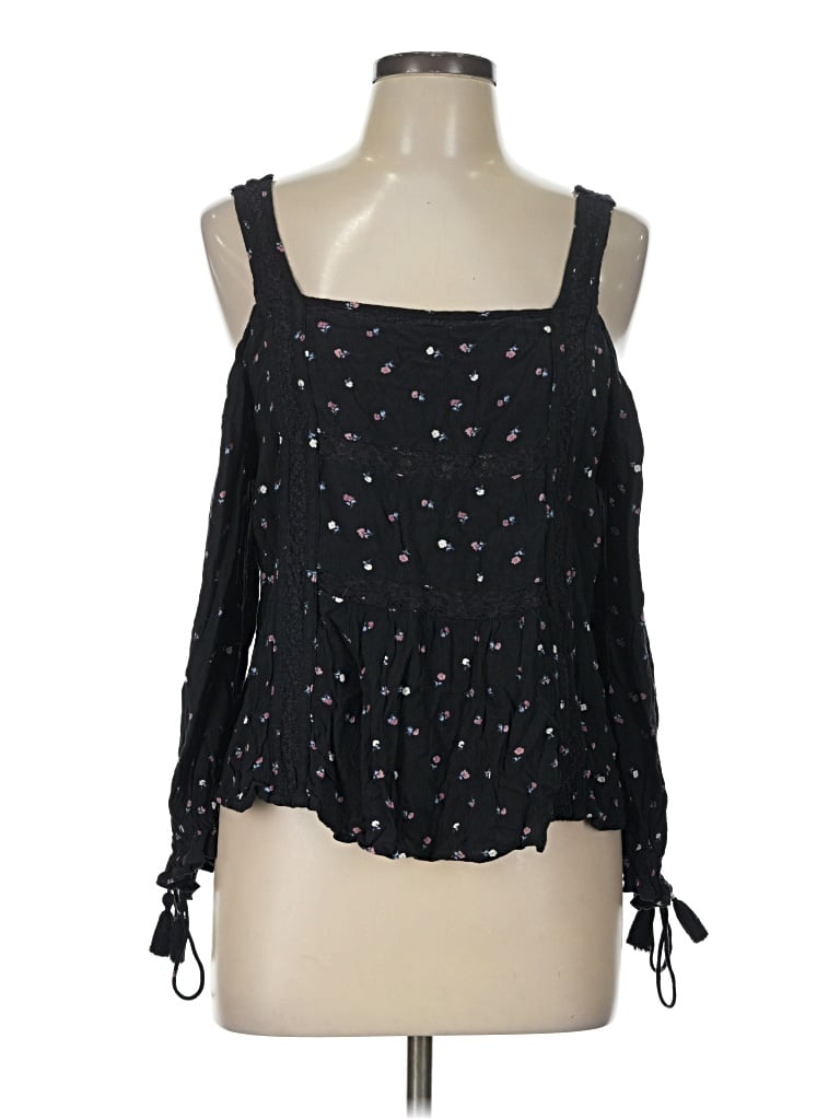 Pre-owned American Eagle Outfitters Sleeveless Blouse In Black