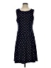 Tommy Hilfiger Polka Dots Blue Casual Dress Size P (petite) - photo 1