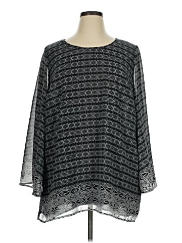Fashion Bug 3/4 Sleeve Blouse (view 1)