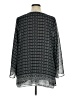 Fashion Bug 100% Polyester Gray 3/4 Sleeve Blouse Size 1X - photo 2