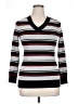 Assorted Brands Stripes Gray Pullover Sweater Size XL - photo 1