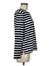 Talbots 100% Cotton Stripes Silver Pullover Sweater Size M - photo 4