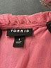 Torrid 100% Polyester Pink Short Sleeve Blouse Size 1X Plus (1) - photo 7