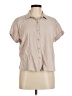Splendid Tan Short Sleeve Blouse Size M - photo 1