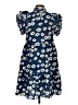 THML 100% Polyester Blue Casual Dress Size XS - photo 2