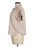 Splendid Tan Short Sleeve Blouse Size M - photo 5