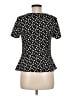 Talbots Polka Dots Black Short Sleeve T-Shirt Size M (petite) - photo 2