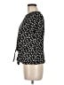 Talbots Polka Dots Black Short Sleeve T-Shirt Size M (petite) - photo 5