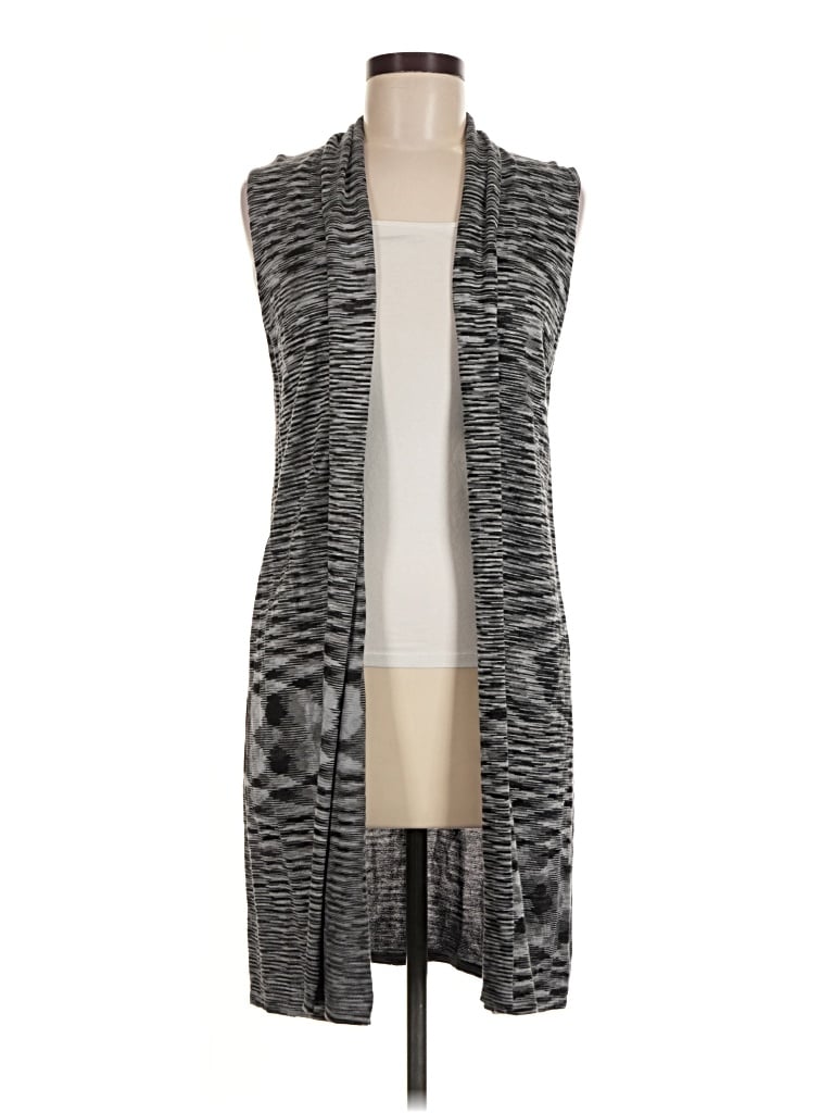 Pre-owned Joseph A Sweater Vest In Gray