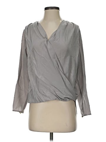 Amanda Uprichard 3/4 Sleeve Silk Top (view 1)