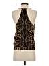 Leith Animal Print Brown Sleeveless Blouse Size S - photo 2