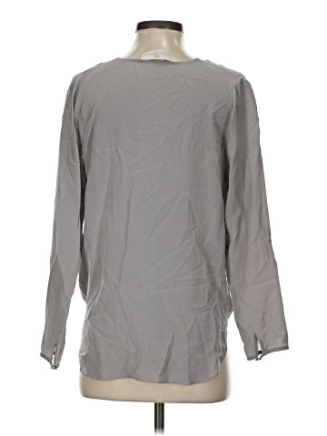 Amanda Uprichard 3/4 Sleeve Silk Top (view 2)