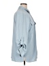 Hilary Radley 100% Polyester Solid Blue Long Sleeve Blouse Size XL - photo 4