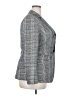 Ann Taylor Houndstooth Gray Blazer Size 14 - photo 4