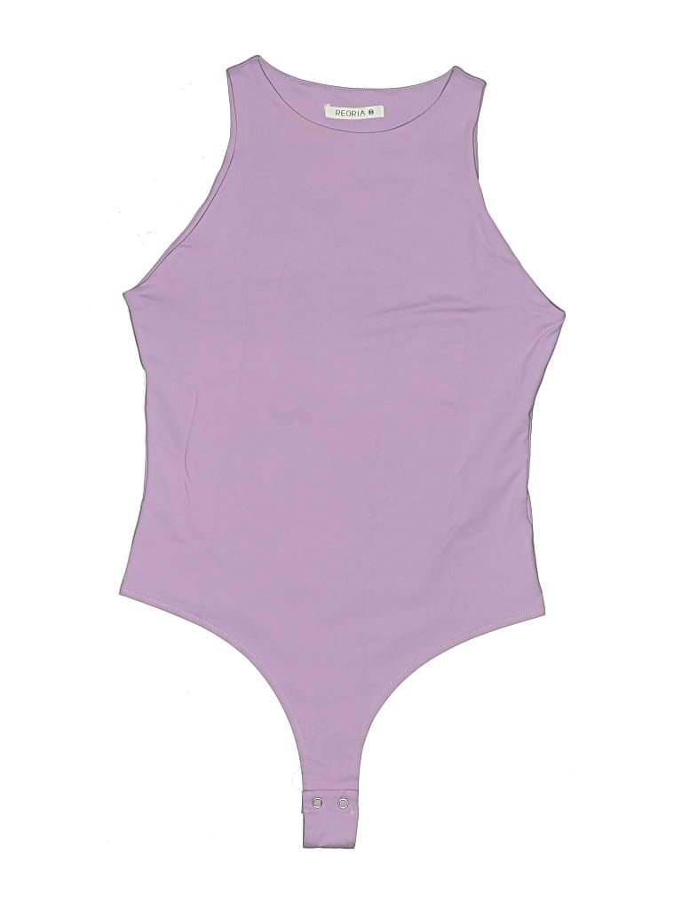 Pre-owned Reoria Bodysuit In Purple
