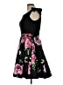 Betsy & Adam 100% Polyester Floral Black Cocktail Dress Size 12 - photo 5