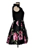 Betsy & Adam 100% Polyester Floral Black Cocktail Dress Size 12 - photo 4