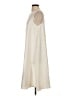 Unbranded 100% Polyester Solid Ivory Casual Dress Size S - photo 5