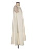 Unbranded 100% Polyester Solid Ivory Casual Dress Size S - photo 4