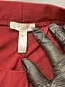 Leith Solid Burgundy Casual Pants Size M - photo 7