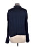 J.Crew 100% Polyester Blue Long Sleeve Blouse Size M - photo 2