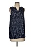 41Hawthorn 100% Polyester Blue Sleeveless Blouse Size S - photo 1