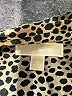 MICHAEL Michael Kors Animal Print Brown Long Sleeve Blouse Size M - photo 4